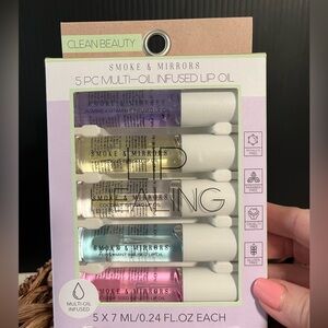 Smoke &Mirrors Infused Lip Oil Set - Pastel Assorted (5-Pack)